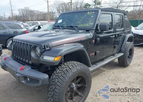 2020 Jeep Wrangler Unlimited Rubicon z USA, uszkodzony, nr VIN 1C4HJXFG2LW246465